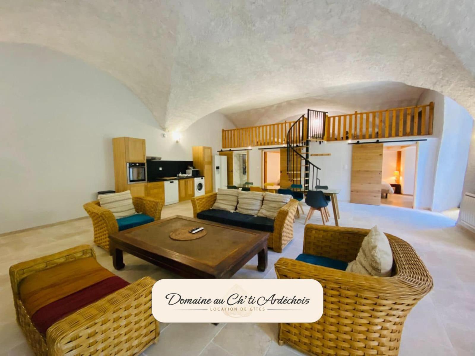 Gite De Groupe - Domaine Au Ch'Ti Ardechois Rochessauve Екстер'єр фото