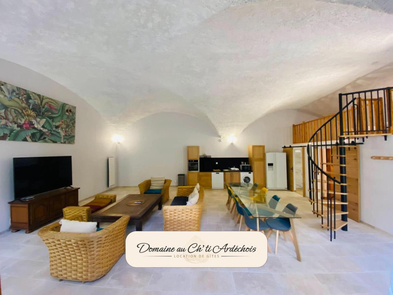 Gite De Groupe - Domaine Au Ch'Ti Ardechois Rochessauve Екстер'єр фото