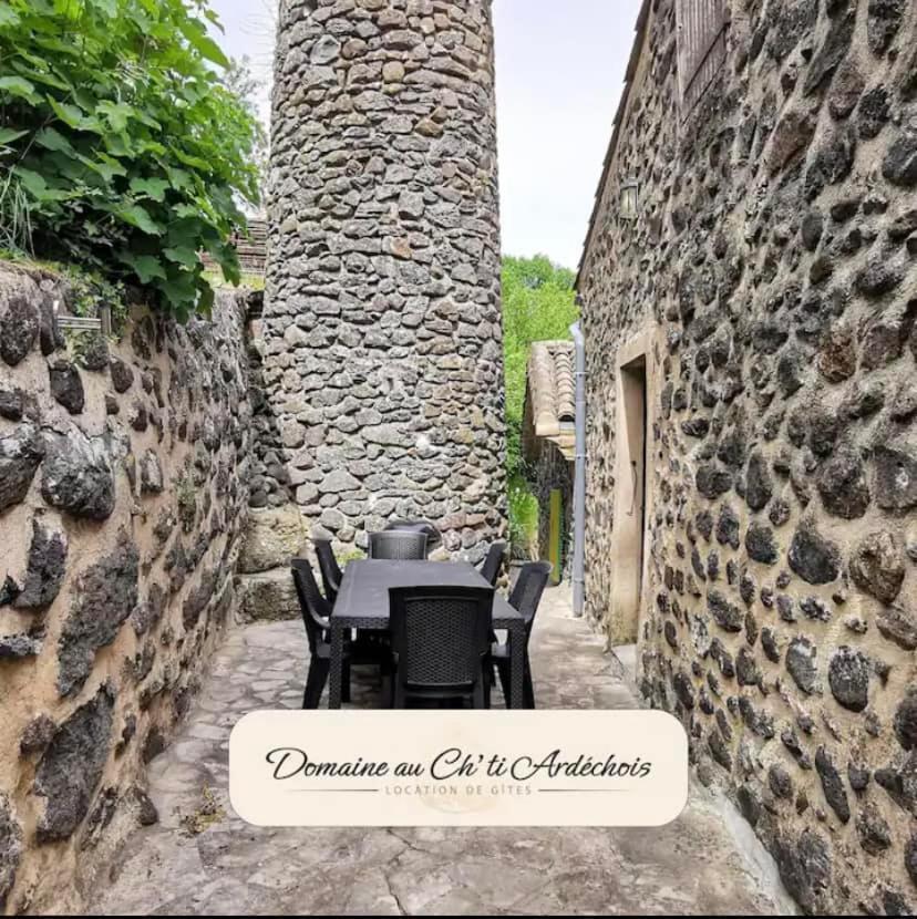 Gite De Groupe - Domaine Au Ch'Ti Ardechois Rochessauve Екстер'єр фото