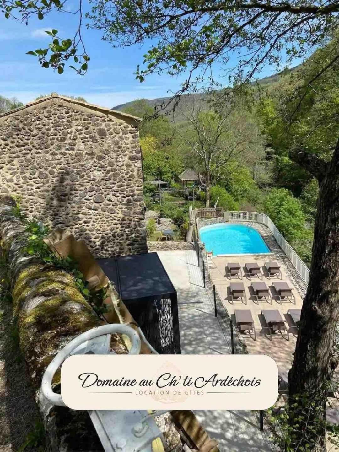 Gite De Groupe - Domaine Au Ch'Ti Ardechois Rochessauve Екстер'єр фото